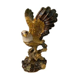 Majestic Eagle Figurine Trinket Box